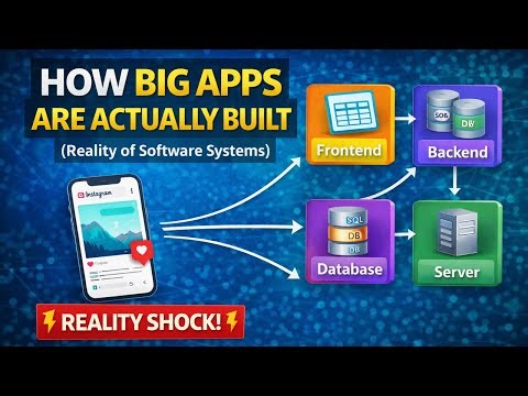 How Big Apps Are Actually Built | System Design Reality | Software Systems Explained