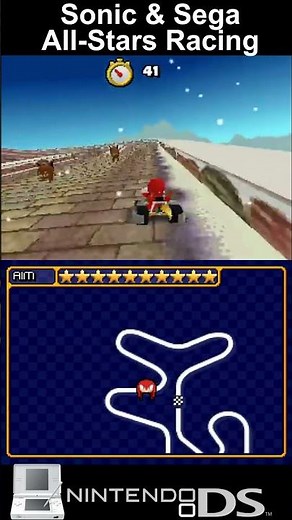 Sonic & SEGA All-Stars Racing (NDS) Gameplay