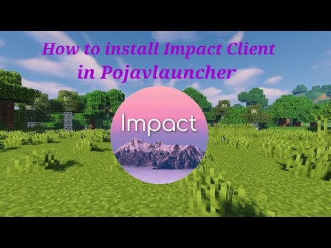 How to install Impact Client in Pojavlauncher. #gaming #minecraft #trending #funny #Pojavlauncher