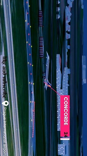 Air France CONCORDE Landing at Prague Runway 24 ✈️🔥 Unreal Approach!