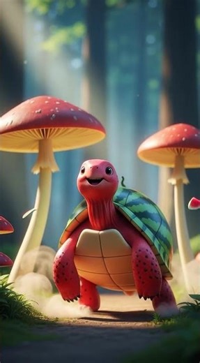The Magical Watermelon Turtle 🍉🐢
