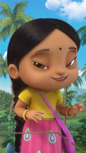 Building a Bridge to Help a Deer Friend | Mighty Little Bheem is now streaming on Netflix