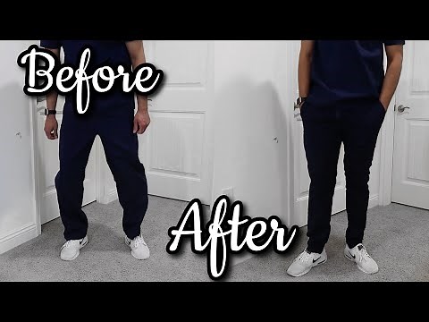 Tailoring Scrub Pants - Nursing DIY