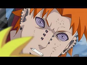 Naruto saves Jiraiya from Pain, Naruto God Mode vs The 6 Paths of Pain, complete fight, #naruto