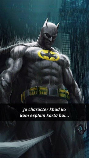 Why Batman Talks So Little? 🦇 | Batman's Most Powerful Weapon Isn't His Gadgets #shorts