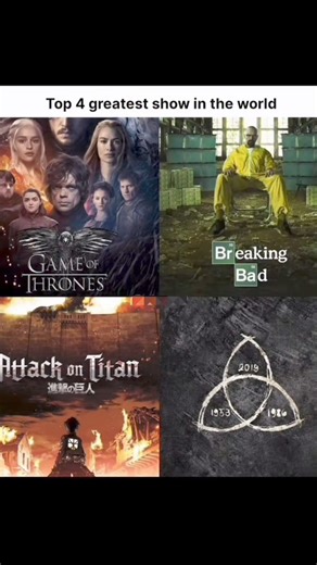 Top 4 greatest show in the world#shorts #naruto #anime