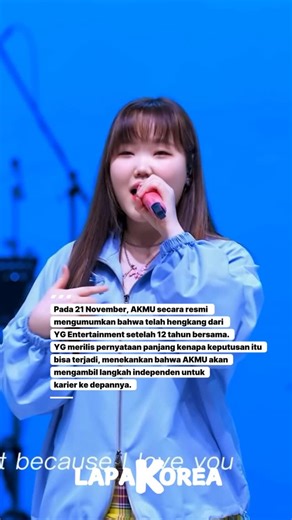lapakKorea.com on Instagram: "Pada 21 November, AKMU secara resmi mengumumkan bahwa telah hengkang dari YG Entertainment setelah 12 tahun bersama. YG merilis pernyataan panjang kenapa keputusan itu bisa terjadi, menekankan bahwa AKMU akan mengambil langkah independen untuk karier ke depannya. “Halo, ini adalah YG Entertainment. Sekitar enam bulan yang lalu, produser eksekutif kami Yang Hyun Suk mengunjungi rumah anggota AKMU Lee Chan Hyuk dan Lee Su Hyun untuk makan malam bersama. Sambil menikma
