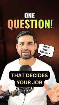 How to Answer “Tell Me About Yourself” – Best Interview Answer for Freshers (2026)