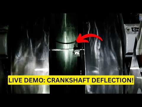 Crankshaft Deflection on Ship | How to Use Deflection Gauge | Marine Engineer Live Demo