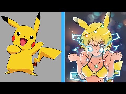 POKEMON CHARACTERS IN THEIR FEMALE VERSIONS #2