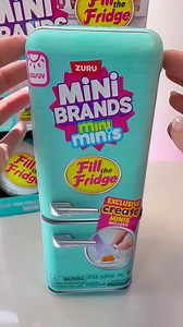 4.9M views · 59K reactions | {AD} Mini Brands just dropped a Mini Fridge you can stock with 80+ brand new grocery minis from the Fill the Fridge series 遼. Super excited to style and stock my new mini fridge 流 #fillthefridge #minibrands #minifridge #zuru #minifood #minibrandsfillthefridge #minis | Vivizone | Facebook