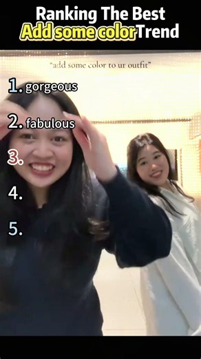 Ranking The Best Add Some Color Trend ✨