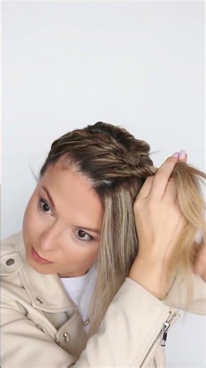 Pretty hairstyle ✨ #prettyhairstyle #hairstyleideas #easyhairstyle #quickhairstyles #hairtutorial