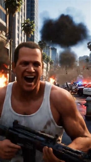 GTA 5 Chaotic Street Destruction – Armed Character Rampage