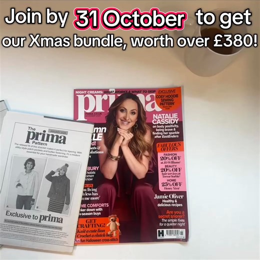 Join Prima today at our LOWEST annual price of just £29.99 get the Christmas bundle worth over £380! ✨ Hurry! Offer ends 31 October! | Prima Magazine