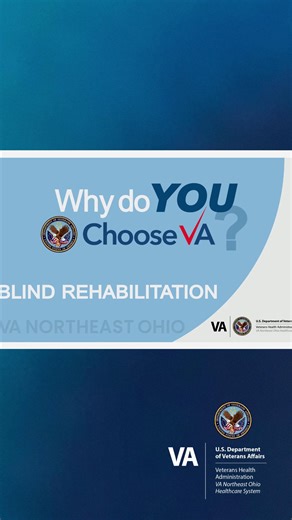 Vision loss doesn’t end the mission — VA Northeast Ohio Healthcare System Blind Rehabilitation empowers Veterans to live fully after vision loss. | Cleveland VA Medical Center