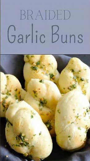 Garlic Herb Buns 🧄 Soft, Fluffy & Homemade! #garlicbread #breadrecipe #yeastdough #easybaking