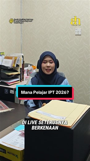 Berita baik untuk anak-anak Negeri Sembilan yang bakal melanjutkan pengajian ke IPT pada tahun 2026. Kerajaan Negeri menyediakan bantuan kewangan khas untuk meringankan beban keluarga. Nak tahu syarat dan cara memohon? Jangan lupa tonton Live TikTok untuk penjelasan penuh. #BersihMuafakatSejahtera #ProaktifMesraResponsif #DemiNogori