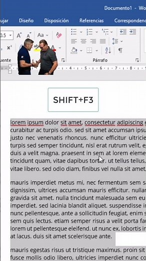 Cómo cambiar a altas y bajas en microsoft word