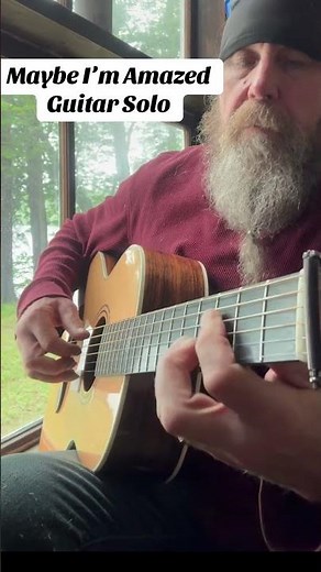 Maybe I’m Amazed Guitar solo Paul McCartney #acousticguitar #tabsstudio #fingerstyleguitar