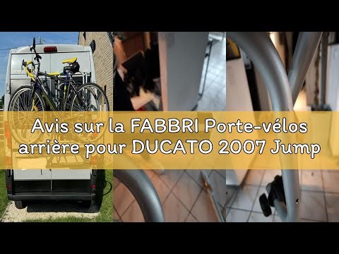 Avis sur la FABBRI Porte-vélos arrière pour DUCATO 2007 Jumper Boxer BICI OK VTT Van -2 vélos