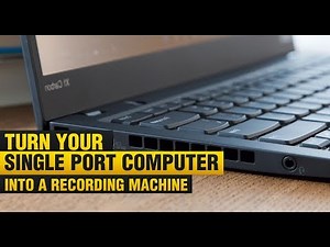 How to Record Into a Laptop With One Audio Port
