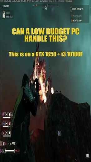Testing Helldivers 2 on a budget GTX 1650 + i3 10100F setup! Can it survive? #helldivers2 #gtx1650