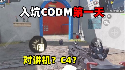 入坑CODM第一天，这游戏的C4到底长啥样啊？对讲机吗