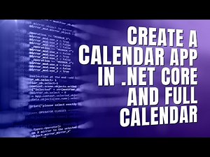 Lets Create a Calendar App in .Net Core and Full Calendar - Section 2: Create The Models