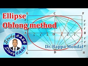 Ellipse by Oblong Method | Conics by Special Method | Engineering Drawing | Graphics