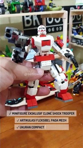 LEGO Clone Shock Trooper Mech 75448 – Build Cepat, Action Ganas!