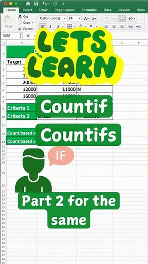 COUNTIFS in Excel | Count with 2 Conditions Like a Pro! | Excel Magic for Reports & Dashboards