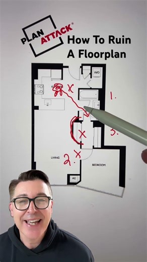 Ruin any floorplan and reduce resale value by implementing these three strategies.