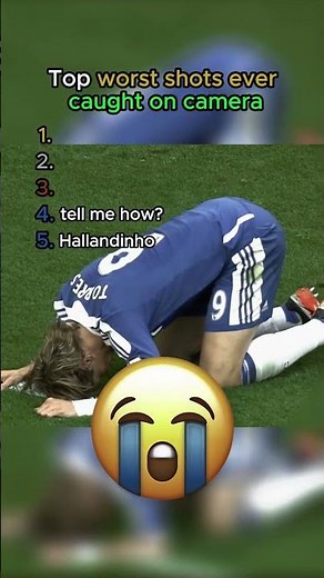 Top worst shots ever caught on camera in football