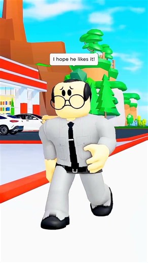 BUS DRIVER HELPS KID IN ROBLOX! 🚍 #shorts