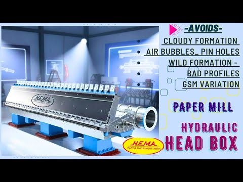 Headbox for paper mill, paper Machines, 