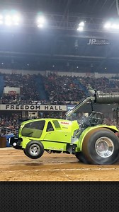 "Straight Outta Line" Claas Pro Stock pulling at the 2024 National Farm Machinery Show! #Tractor #TractorPulling #Claas #Turbo #Diesel | JP Pulling Productions