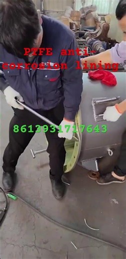 PTFE Lining Anti-Corrosion "Polytetrafluoroethylene Lining" PTFE Board Lining