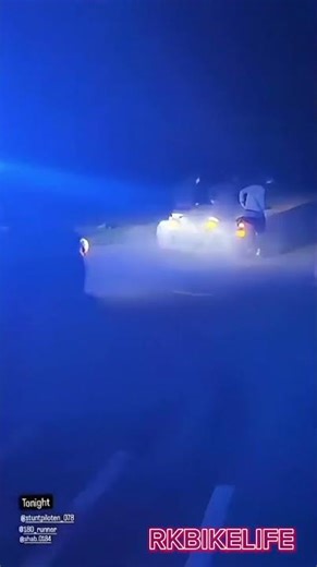 Burnouts in Front of Police Car?! What Were They Thinking?! 😱 #shorts