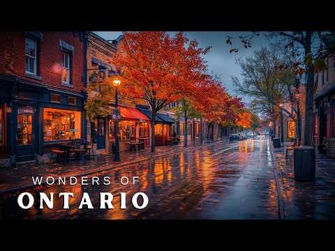 Wonders of Ontario | A Relaxing Journey Through Canada’s Natural Beauty | 4K Travel Video