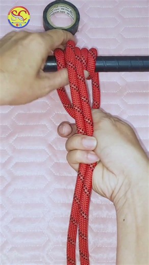 Knot rope tip diy at home 💡 Useful knot tutorial ep1