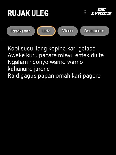 Rujak Uleg: Lirik Lagu Viral dan Maknanya