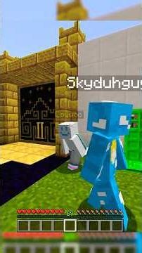 Pick A Door! 1v2 ✅⚔️ #minecraft #funny