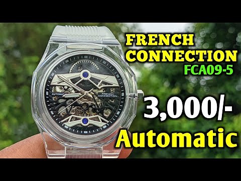 Affordable Automatic Watch 💥 French Connection FCA09-5 Automatic Watch Review