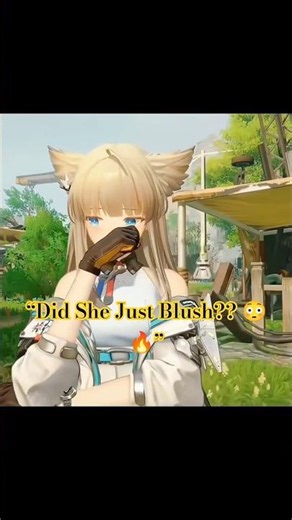 “POV: Perlica caught me staring… and she started blushing 😳🔥”