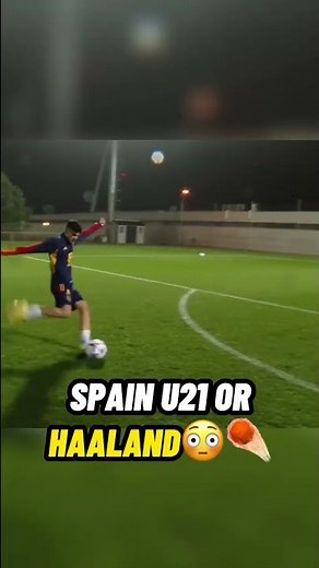 Spain U21 with Haaland’s shot power🤯💥 #goal #footballshorts #football #futbol