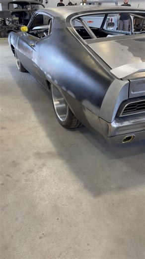 Behind the scenes. Jeff's 70 Torino. We've been havin one helluva time with this beast. What do you think we squeezed into this Turin? Yeah the Torino is named after Turin. Italy's Detroit. Where would you roadtrip first? #fordperformance #ford #fordtorino #lotsahorsepower #martinbroscustoms #korn | Martin Bros Customs