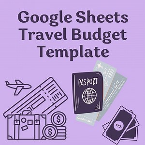 Travel Expense Tracker | Spreadsheet Budget Template | Digital, Editable, Customizable Budget Planner | Graphs + Comparisons | Google Sheets - Etsy UK
