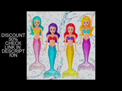 Nice Mermaid Dive Toys Mermaid Bath Toys Colorful Mermaid Pool Toys Swimming Pool Games for Toddlers