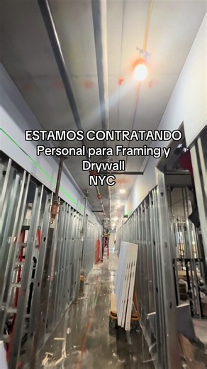 Contratamos Personal para Framing y Drywall en NYC | Empleo NY